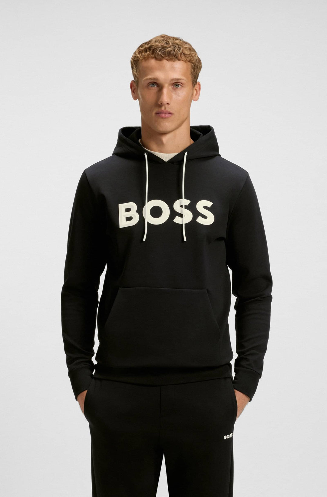 BOSS Hoodies Regular Fit - SOODY ZONE 50551457- Concorde Fashion#color_black-002