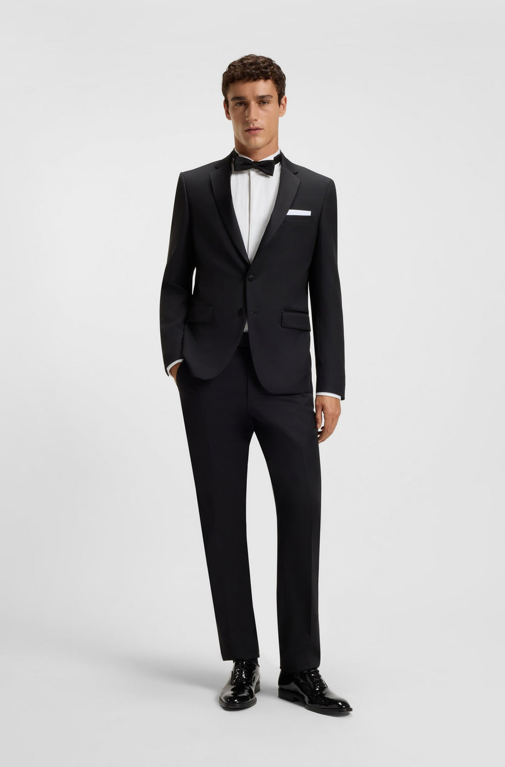 BOSS Formal Shirts Slim Fit - H-HANK-W-TUX3-DC-254 50550662- Concorde Fashion#color_white-100