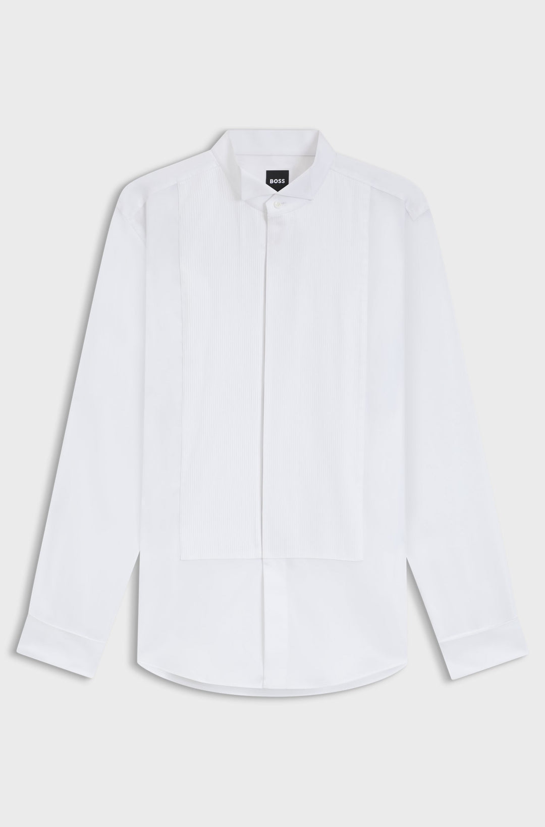 BOSS Formal Shirts Slim Fit - H-HANK-W-TUX3-DC-254 50550662- Concorde Fashion#color_white-100