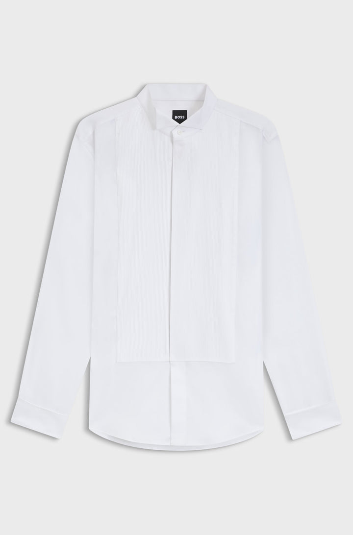 BOSS Formal Shirts Slim Fit - H-HANK-W-TUX3-DC-254 50550662- Concorde Fashion#color_white-100