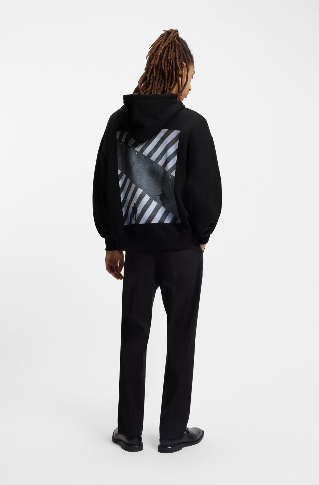 HUGO Hoodies Oversize Fit - DOLAND 50553348- Concorde Fashion#color_black-001