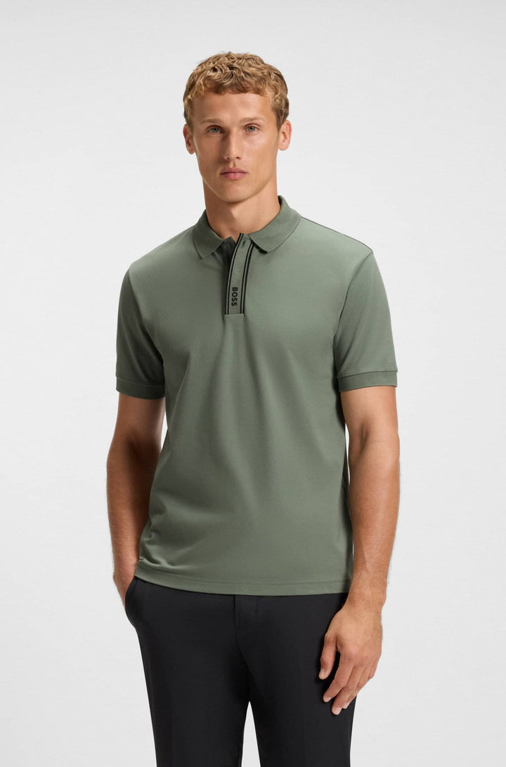 BOSS Polos Regular Fit - PL_PADDY GOC 50549362- Concorde Fashion#color_green-358
