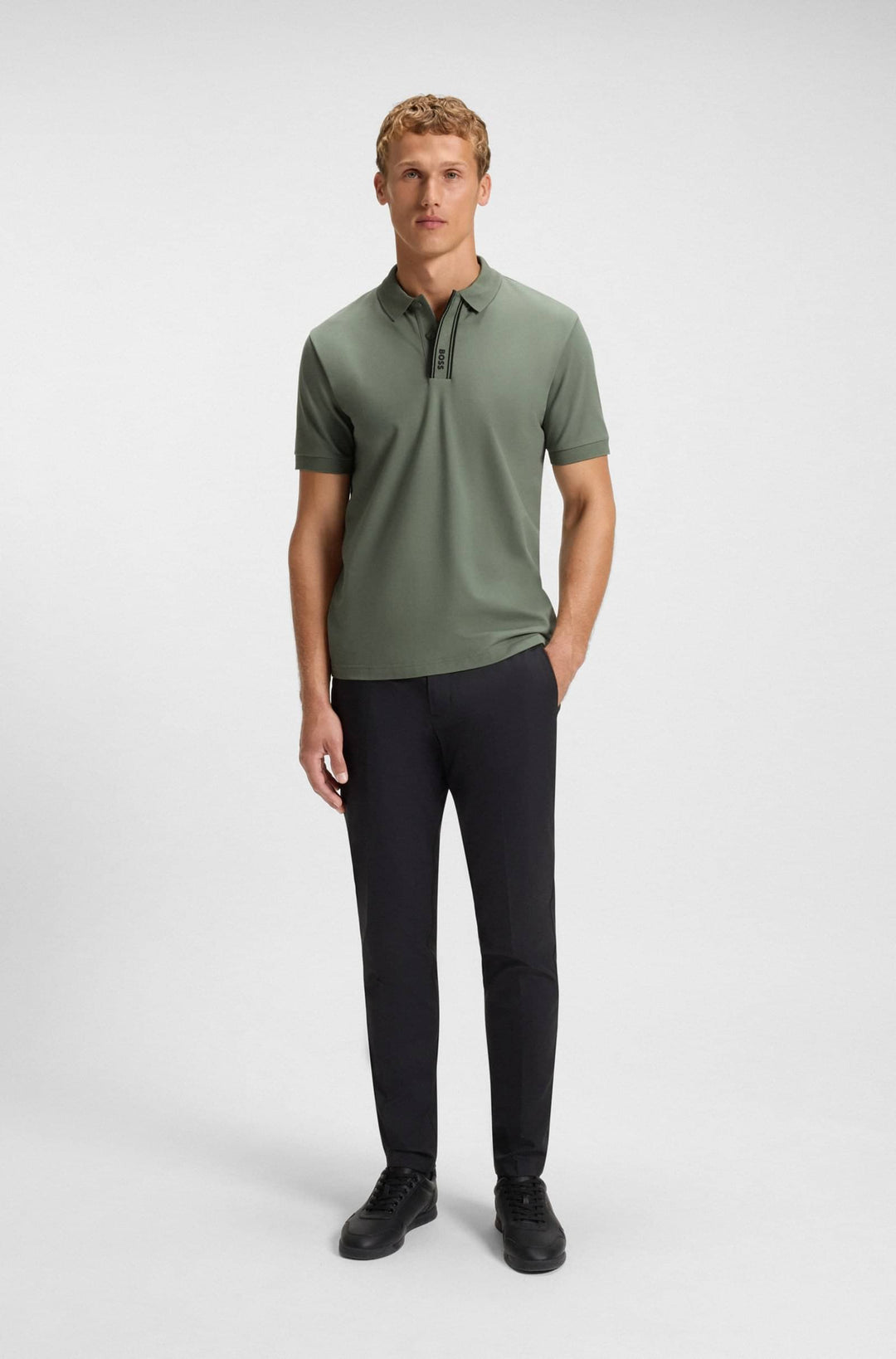 BOSS Polos Regular Fit - PL_PADDY GOC 50549362- Concorde Fashion#color_green-358