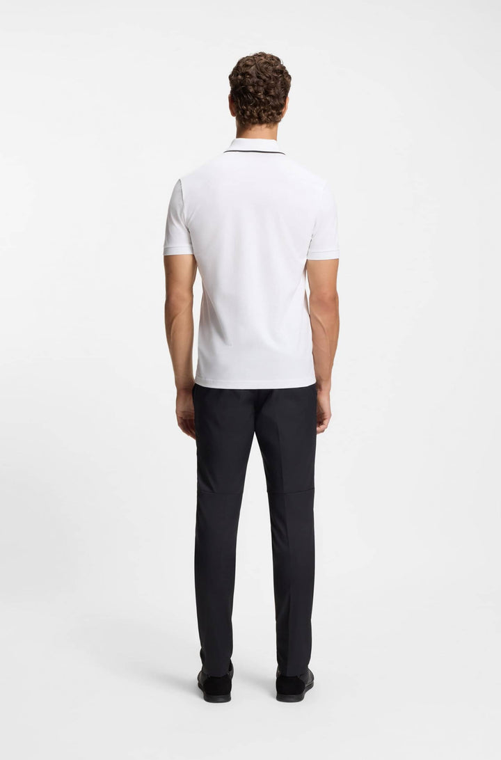 BOSS Polos Slim Fit - PHILIX GOC 50555698- Concorde Fashion#color_white-100