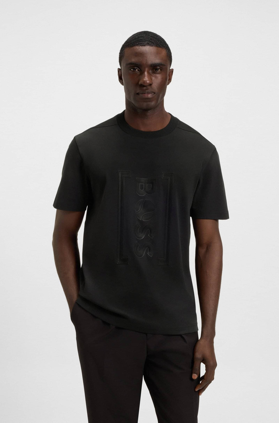 BOSS T-Shirts Relaxed Fit - TEE ICONIC TL 50543905- Concorde Fashion#color_black-001