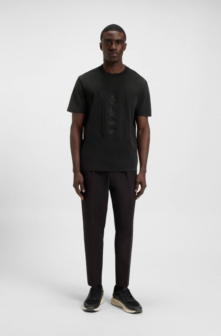 BOSS T-Shirts Relaxed Fit - TEE ICONIC TL 50543905- Concorde Fashion#color_black-001