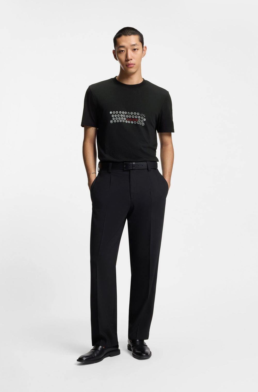 HUGO T-Shirts Regular Fit - DEYSS 50553755- Concorde Fashion#color_black-001