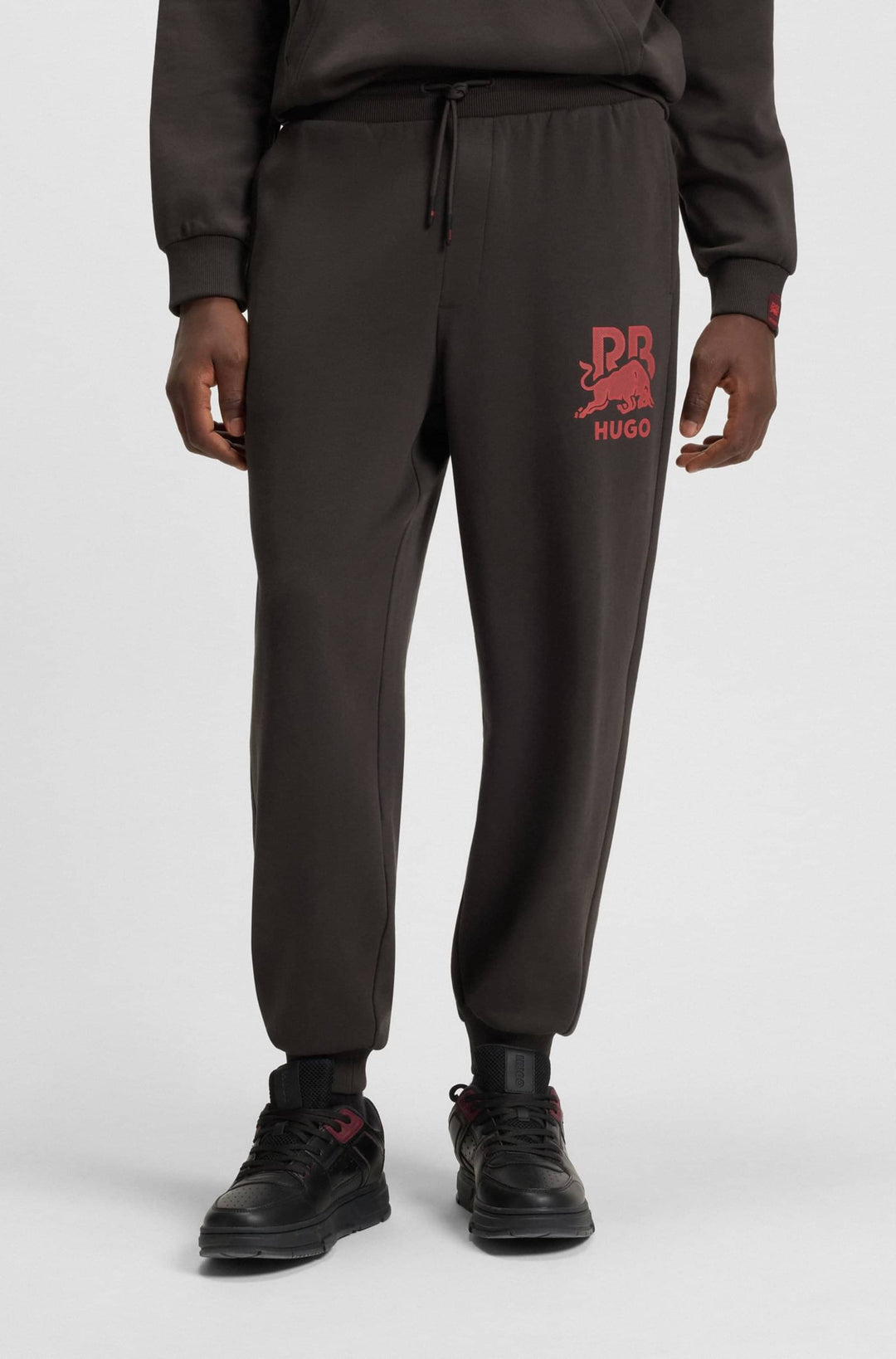 HUGO Jogging Pants Relaxed Fit - DOVERLOPAN_RB 50549309- Concorde Fashion#color_brown-205