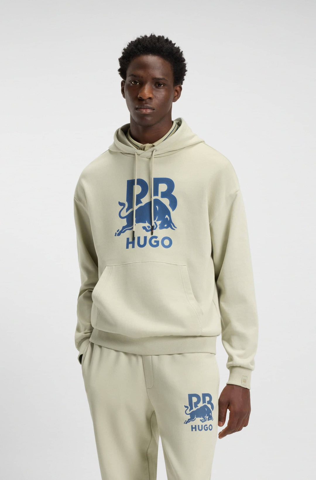 HUGO Hoodies Relaxed Fit - DOVERLOHOOD_RB 50549313- Concorde Fashion#color_beige-270