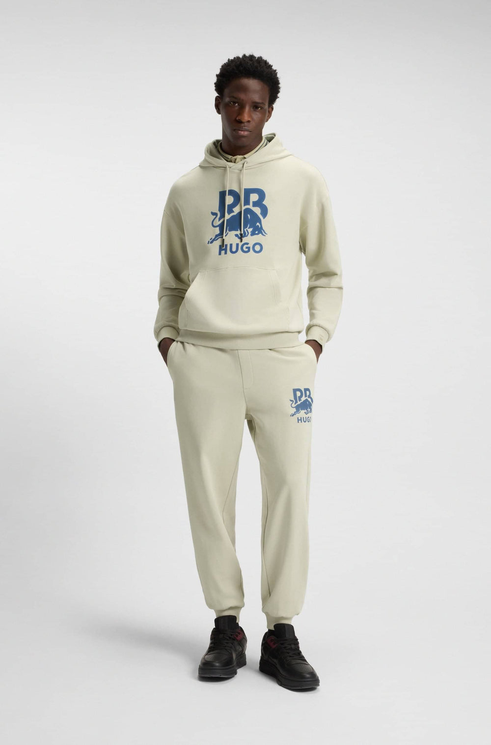 HUGO Hoodies Relaxed Fit - DOVERLOHOOD_RB 50549313- Concorde Fashion#color_beige-270