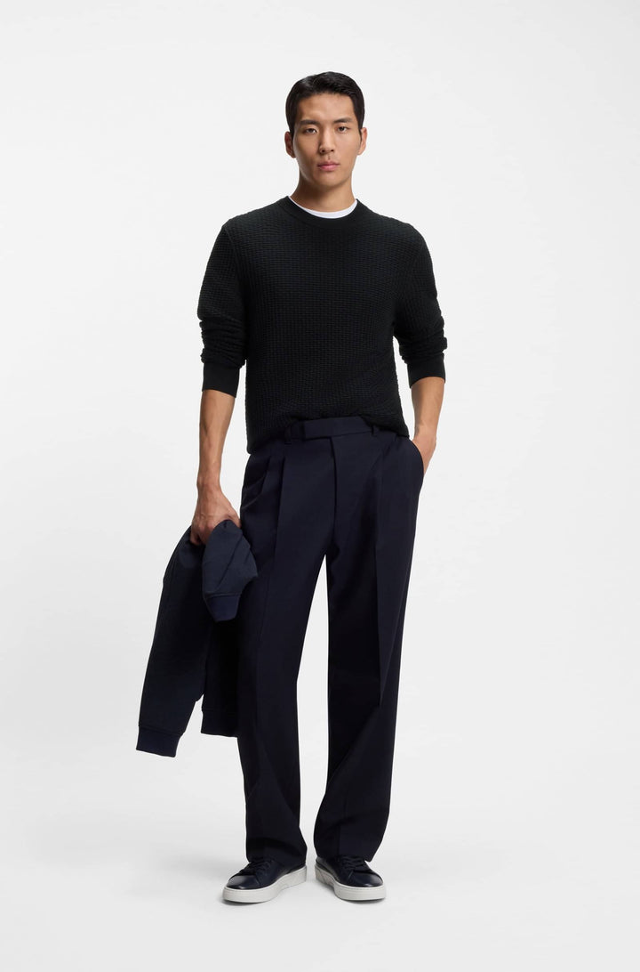 BOSS Sweaters Regular Fit - H-IMBERTO 50545283- Concorde Fashion#color_black-001