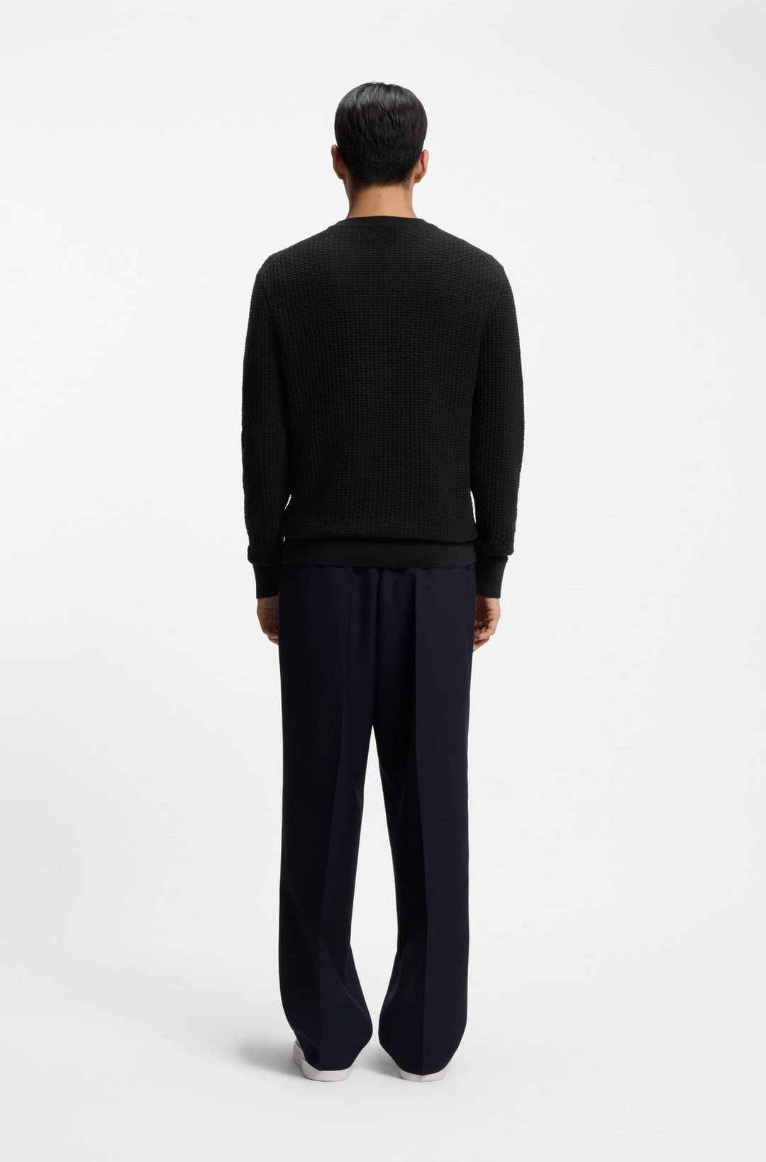 BOSS Sweaters Regular Fit - H-IMBERTO 50545283- Concorde Fashion#color_black-001