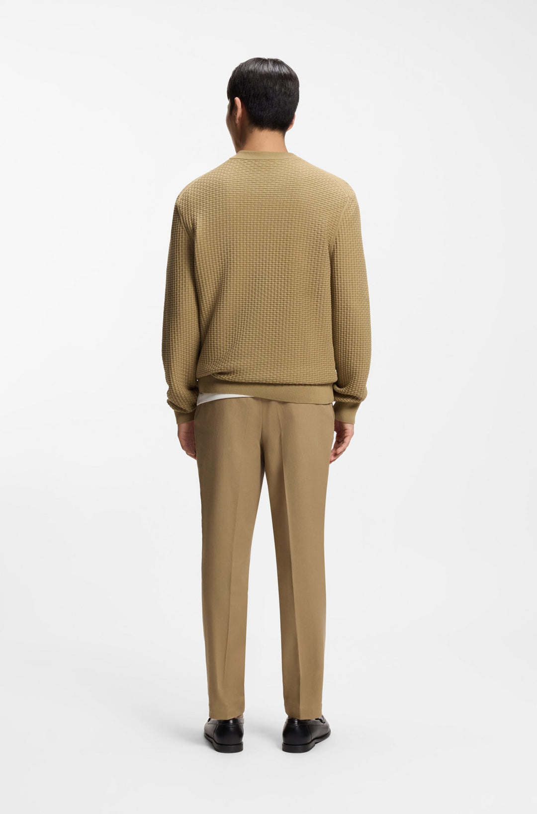 BOSS Sweaters Regular Fit - H-IMBERTO 50545283- Concorde Fashion#color_beige-252