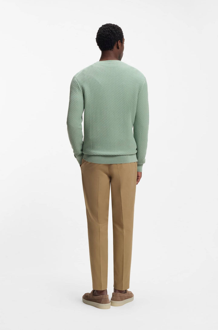 BOSS Sweaters Regular Fit - H-IMBERTO 50545283- Concorde Fashion#color_green-373