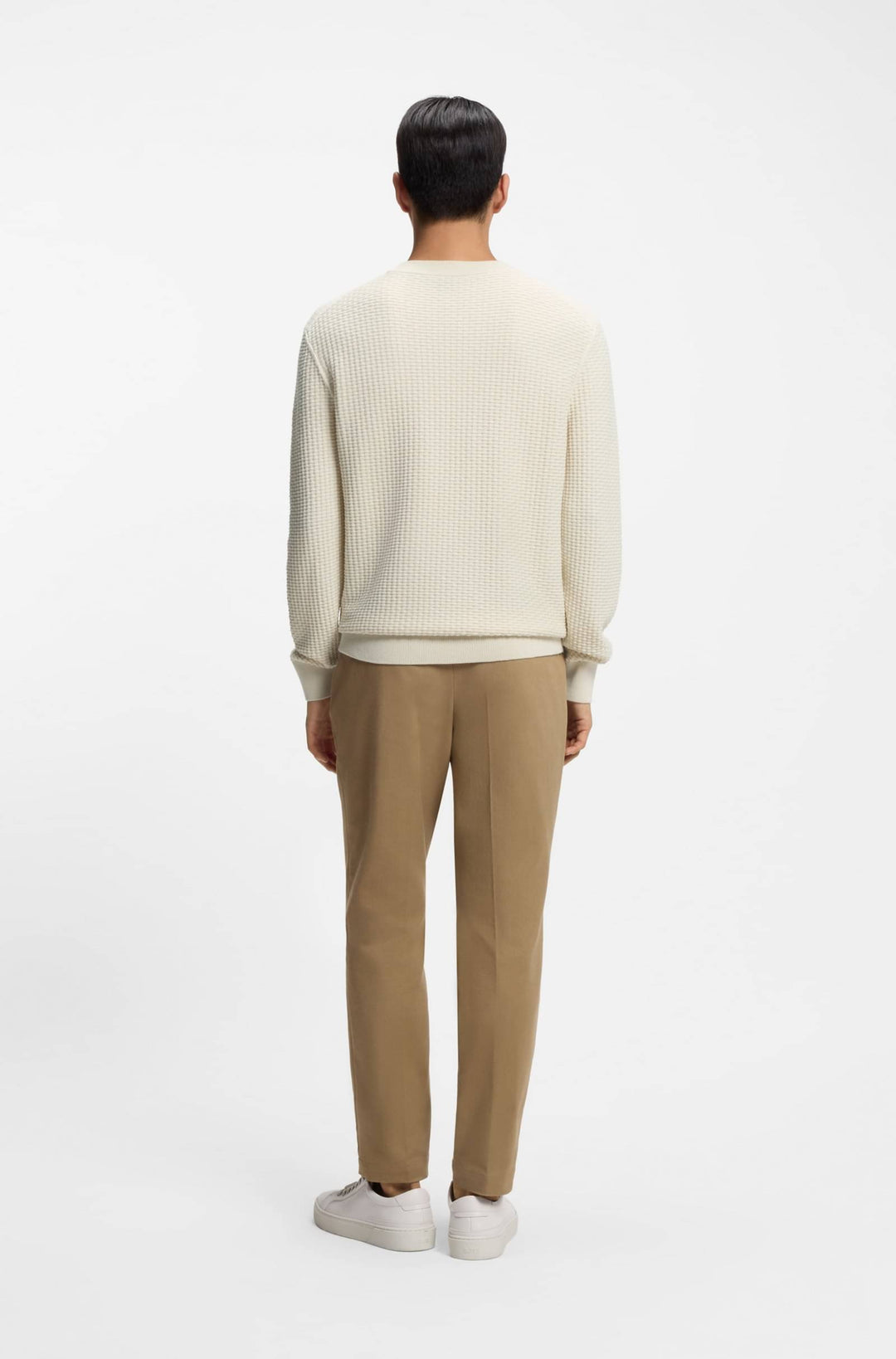 BOSS Sweaters Regular Fit - H-IMBERTO 50545283- Concorde Fashion#color_white-131