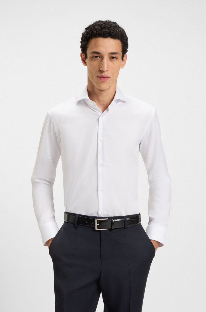 BOSS Formal Shirts Regular Fit - H-JOE-SPR-B1-C1-253 50554624- Concorde Fashion#color_white-100