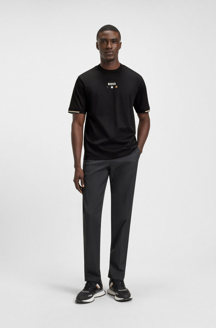 BOSS T-Shirts Regular Fit - TEE BOSS OPEN 25 50545292- Concorde Fashion#color_black-001