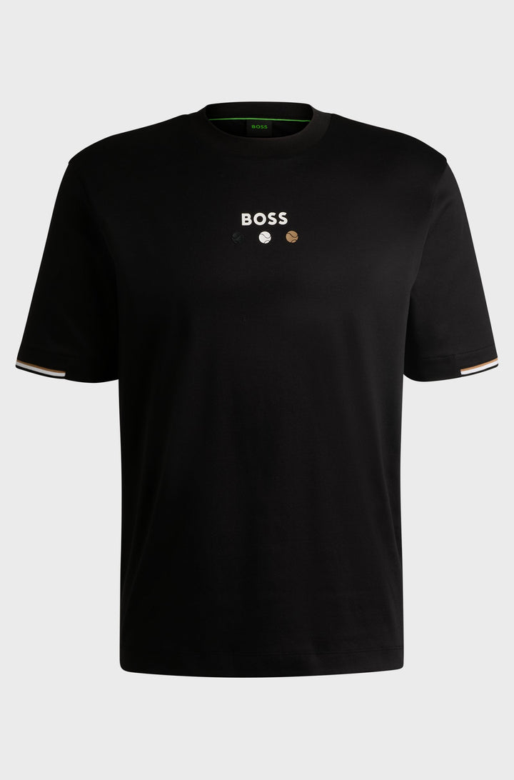 BOSS T-Shirts Regular Fit - TEE BOSS OPEN 25 50545292- Concorde Fashion#color_black-001