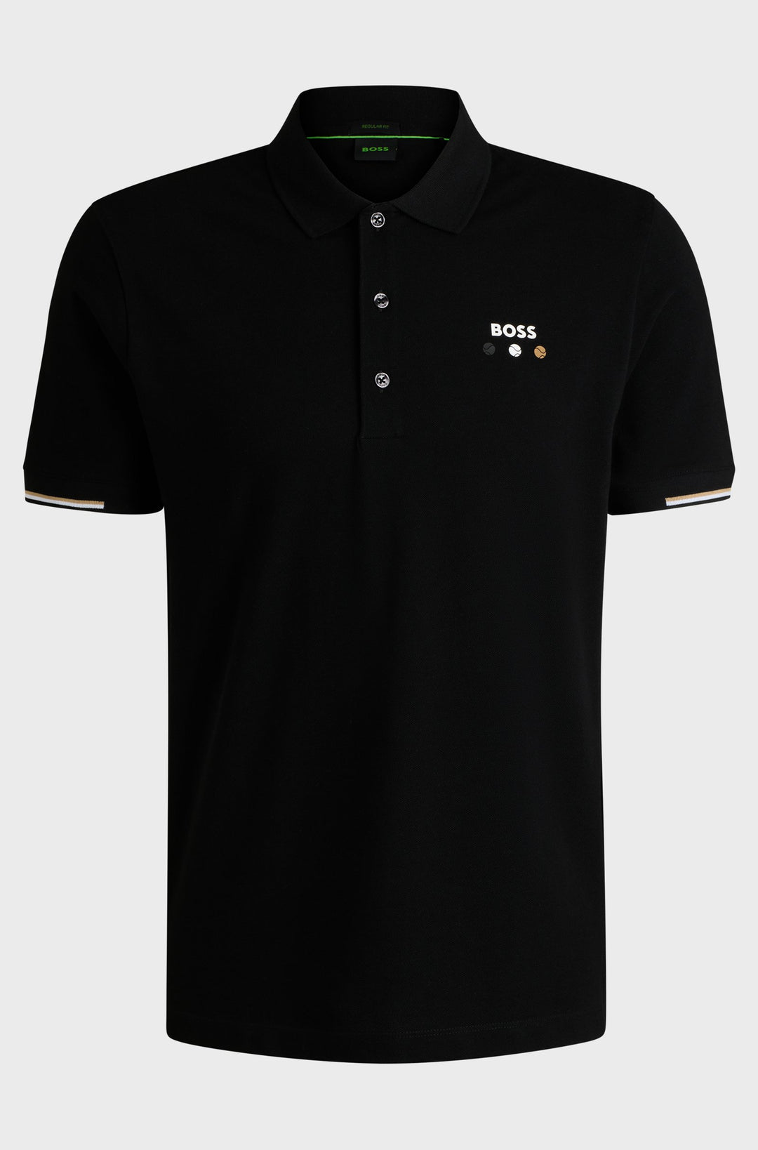 BOSS Polos Regular Fit - PADDY BOSS OPEN 25 50545707- Concorde Fashion#color_black-001