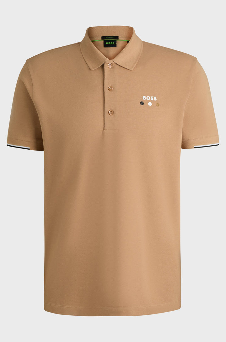 BOSS Polos Regular Fit - PADDY BOSS OPEN 25 50545707- Concorde Fashion#color_beige-260