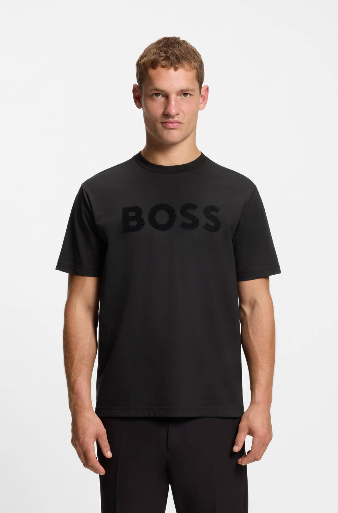 BOSS T-Shirts Relaxed Fit - TS_ICONIC LOGO 50553636- Concorde Fashion#color_black-001