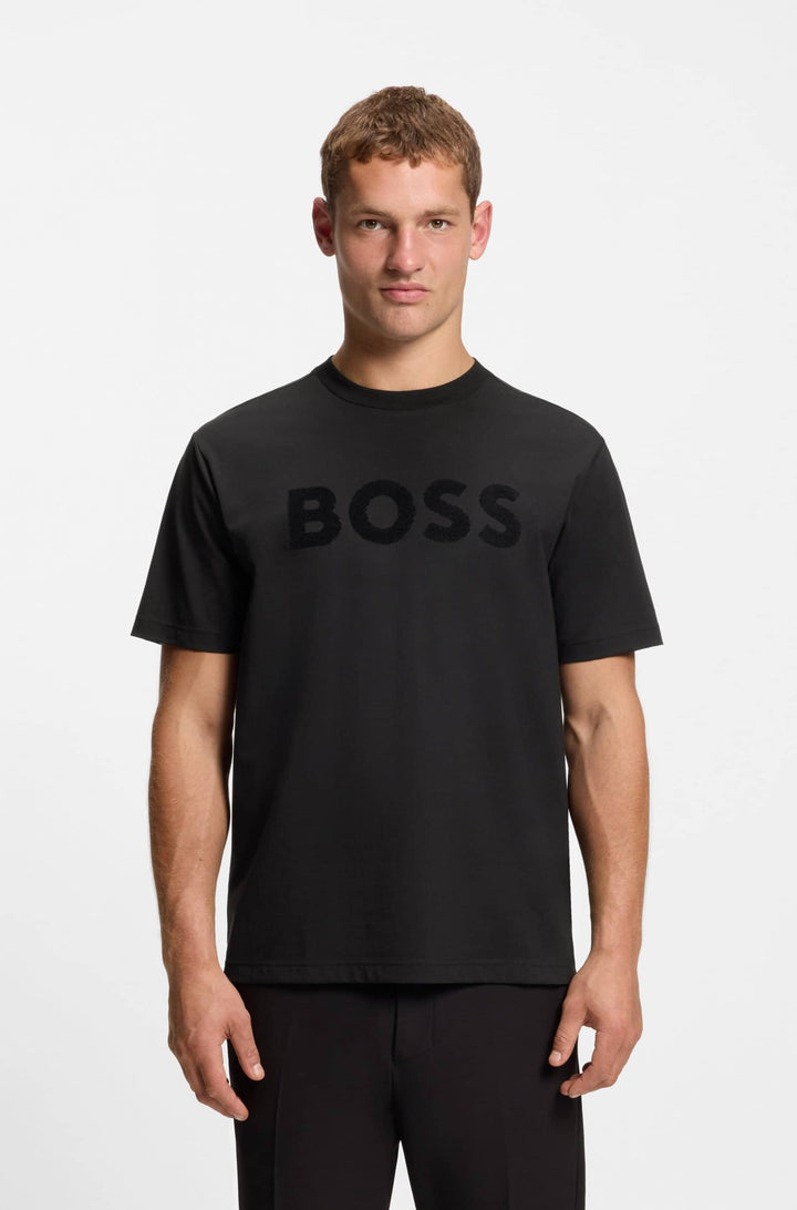 BOSS T-Shirts Relaxed Fit - TS_ICONIC LOGO 50553636- Concorde Fashion#color_black-001