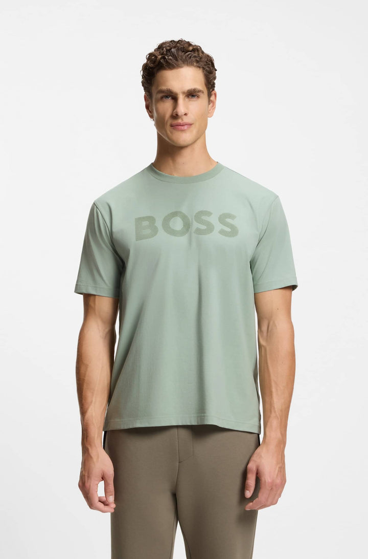 BOSS T-Shirts Relaxed Fit - TS_ICONIC LOGO 50553636- Concorde Fashion#color_green-357