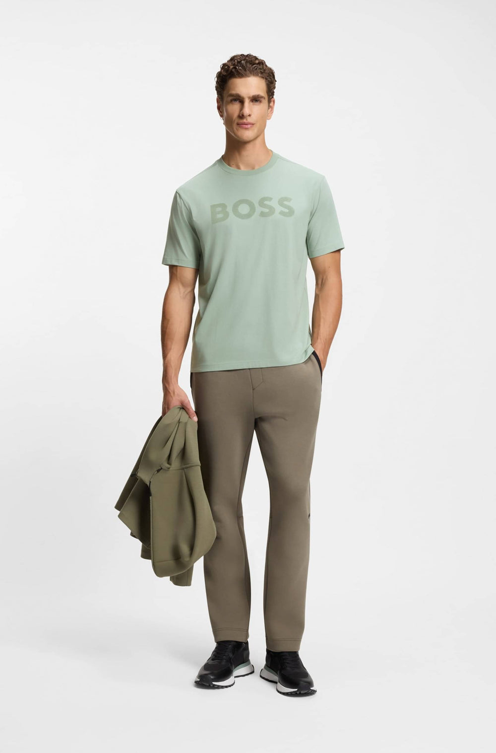 BOSS T-Shirts Relaxed Fit - TS_ICONIC LOGO 50553636- Concorde Fashion#color_green-357