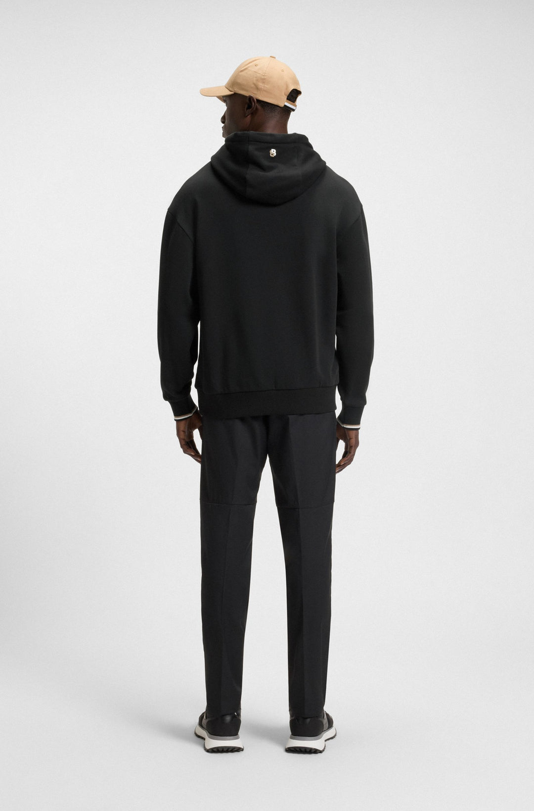 BOSS Hoodies Regular Fit - HOODIE BOSS OPEN 25 50545708- Concorde Fashion#color_black-001