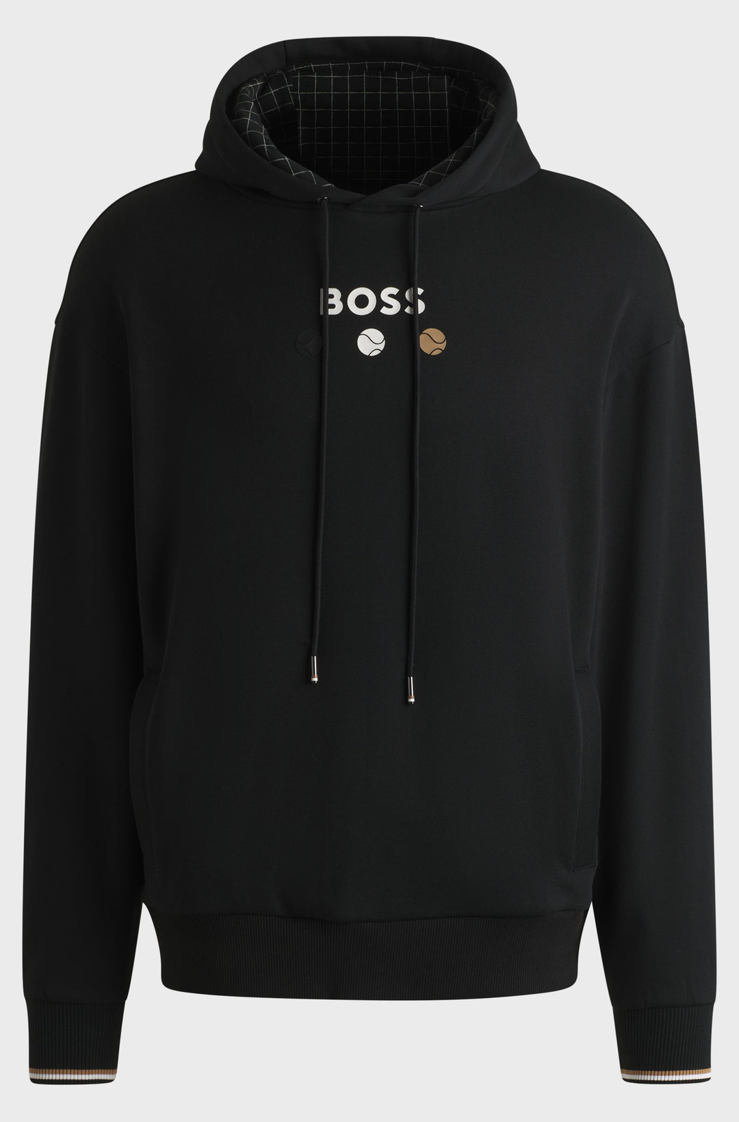 BOSS Hoodies Regular Fit - HOODIE BOSS OPEN 25 50545708- Concorde Fashion#color_black-001