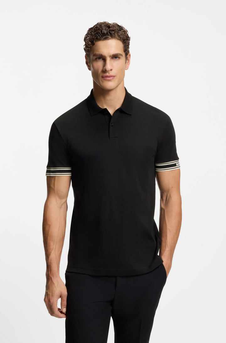 BOSS Polos Slim Fit - POLO ZONE 50544448- Concorde Fashion#color_black-002