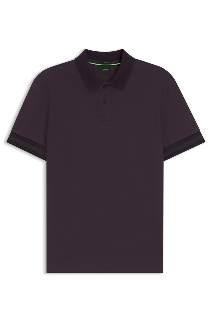 BOSS Polos Slim Fit - POLO ZONE 50544448- Concorde Fashion#color_purple-517