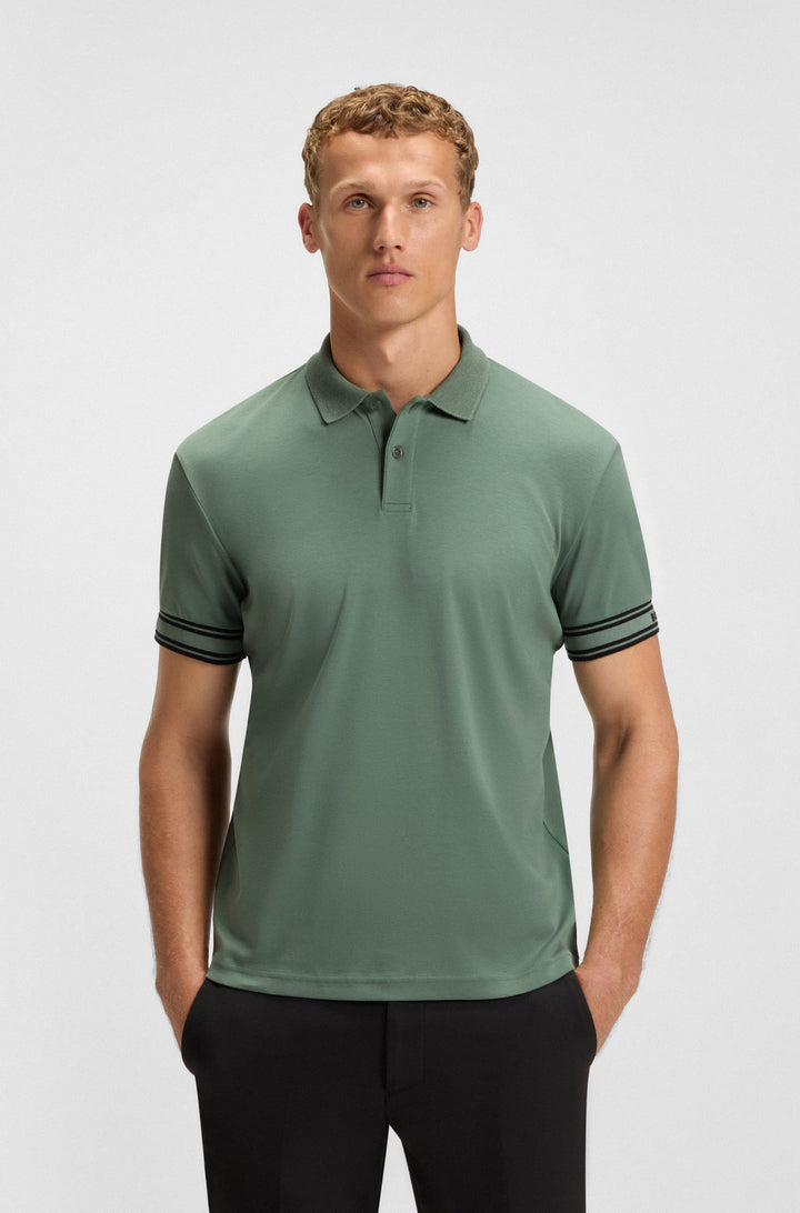 BOSS Polos Slim Fit - POLO ZONE 50544448- Concorde Fashion#color_green-358