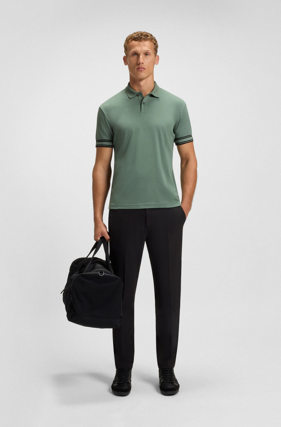 BOSS Polos Slim Fit - POLO ZONE 50544448- Concorde Fashion#color_green-358