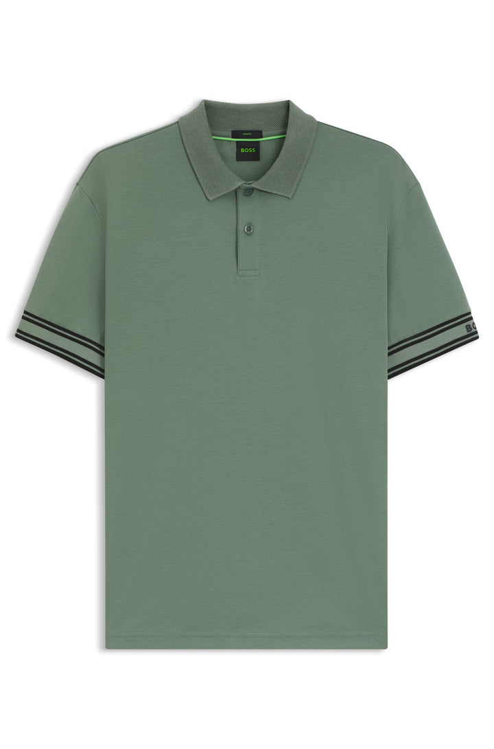 BOSS Polos Slim Fit - POLO ZONE 50544448- Concorde Fashion#color_green-358