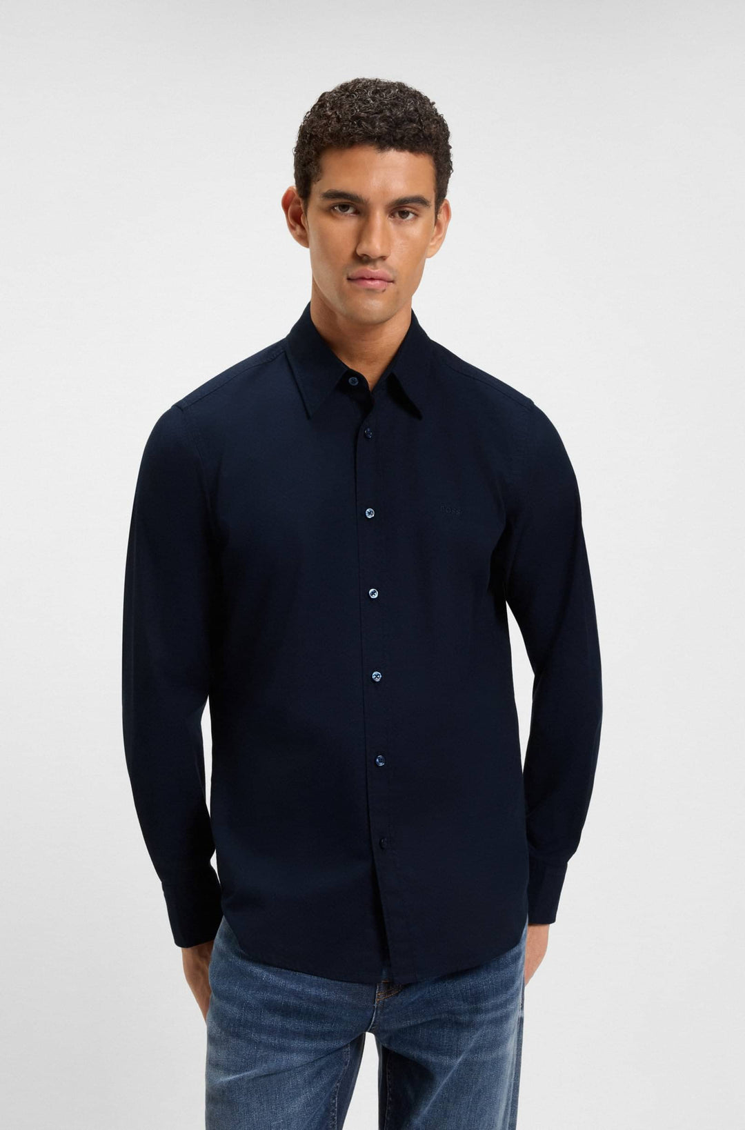 BOSS Casual Shirts Regular Fit - RELEGANT_6_M 50548959- Concorde Fashion#color_navy-404