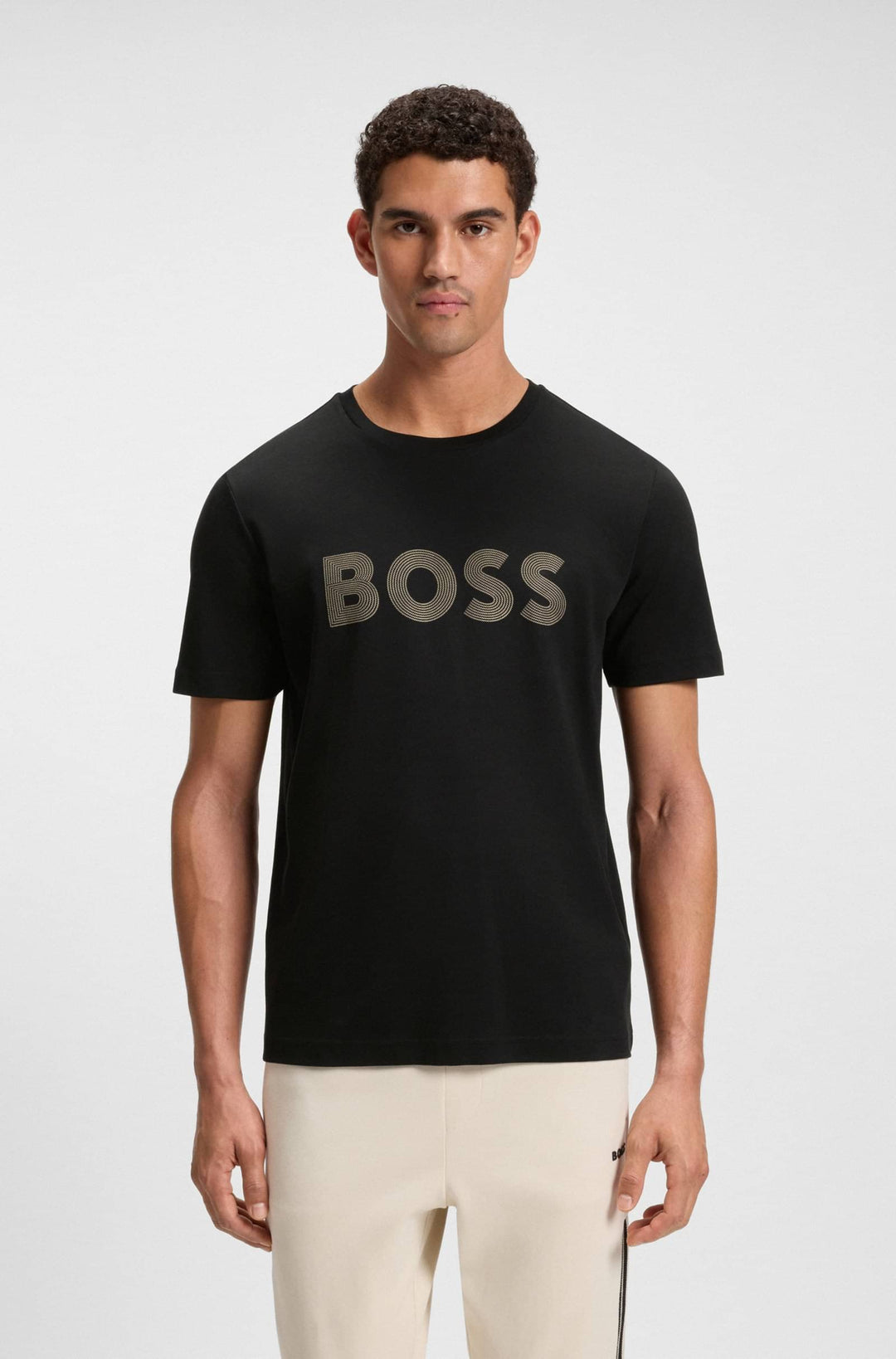 BOSS T-Shirts Regular Fit - TEE LOGO FUTURE 50543796- Concorde Fashion#color_black-001
