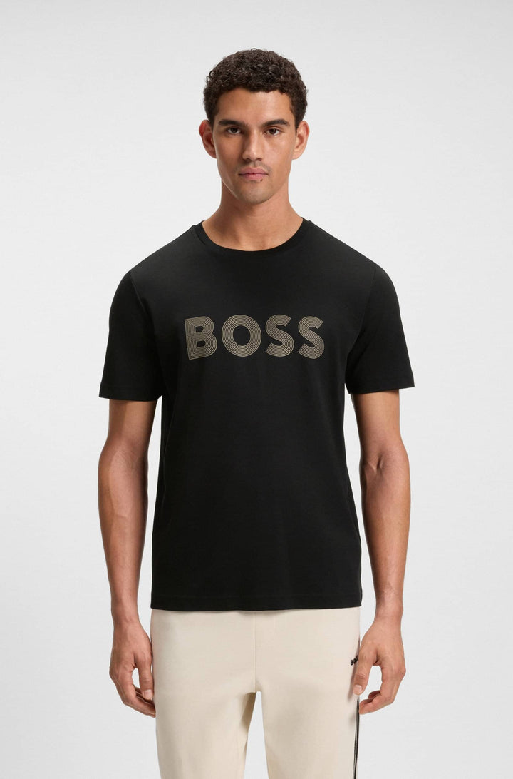 BOSS T-Shirts Regular Fit - TEE LOGO FUTURE 50543796- Concorde Fashion#color_black-001