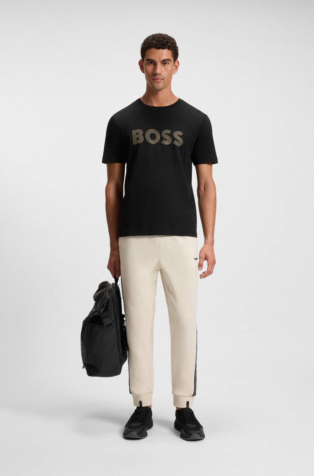 BOSS T-Shirts Regular Fit - TEE LOGO FUTURE 50543796- Concorde Fashion#color_black-001