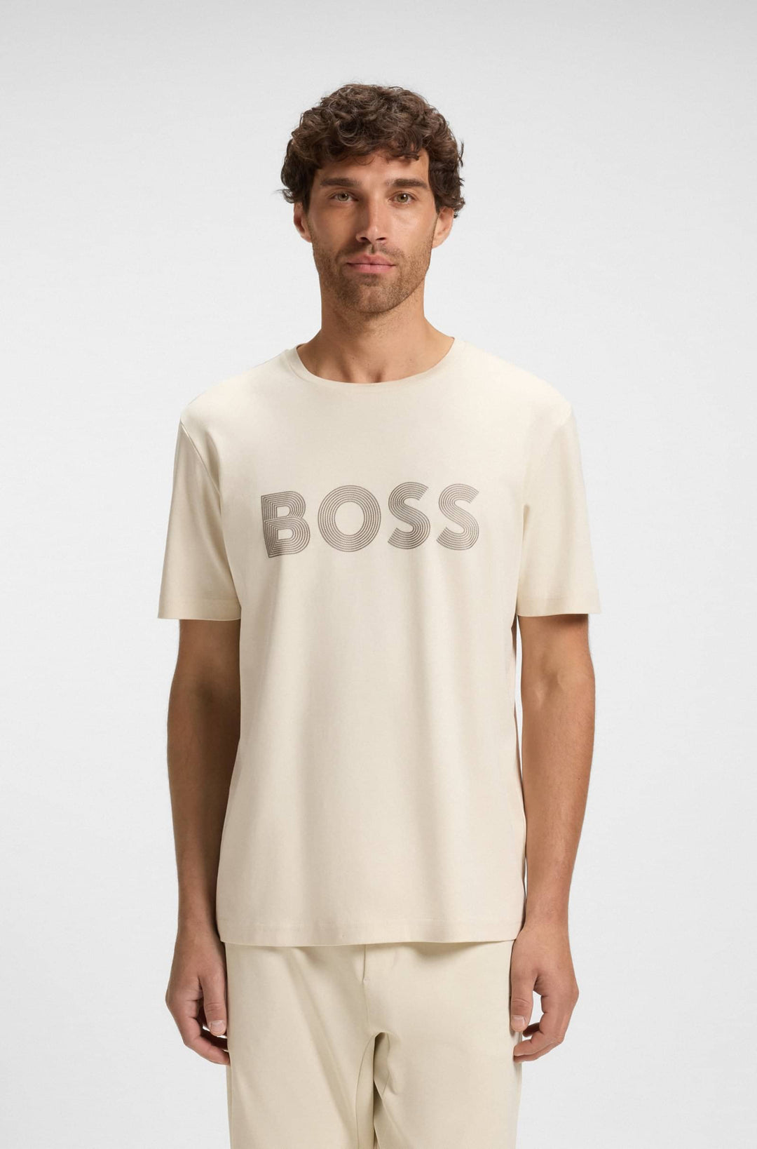 BOSS T-Shirts Regular Fit - TEE LOGO FUTURE 50543796- Concorde Fashion#color_white-131