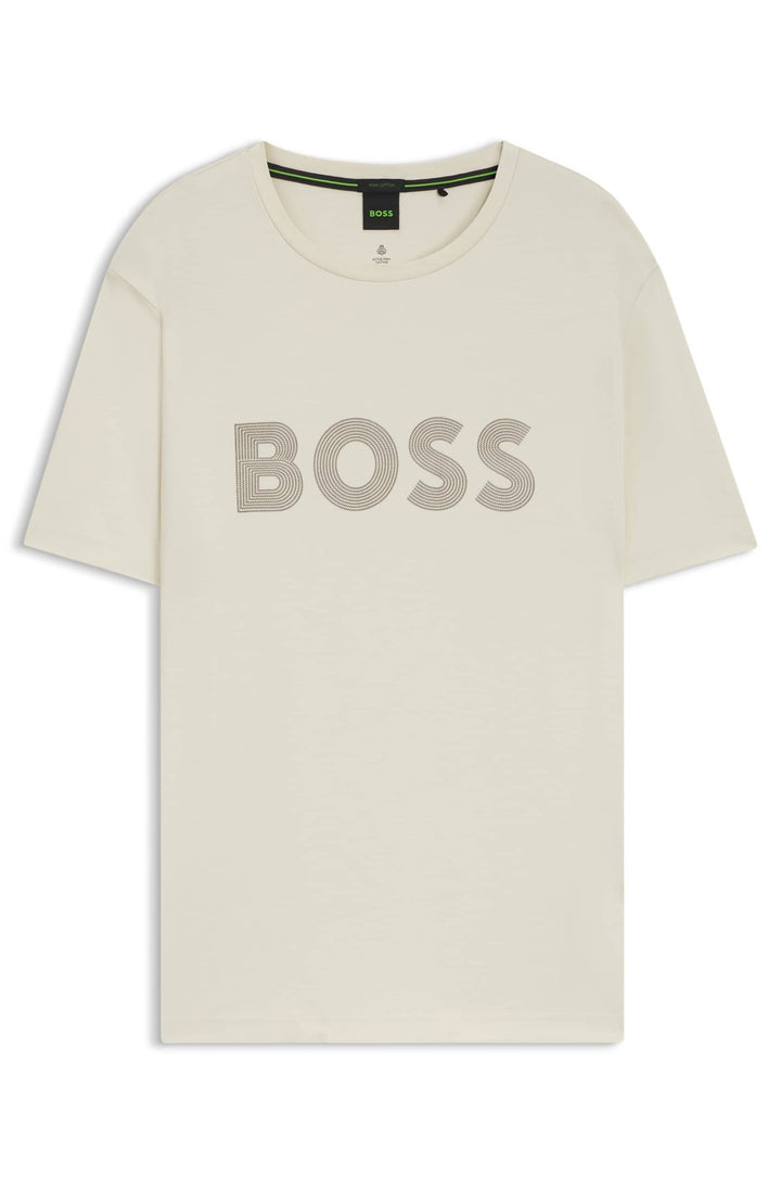 BOSS T-Shirts Regular Fit - TEE LOGO FUTURE 50543796- Concorde Fashion#color_white-131