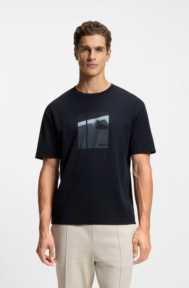 BOSS T-Shirts Regular Fit - TS_JOIN RELAXED GRX 50554365- Concorde Fashion#color_navy-402