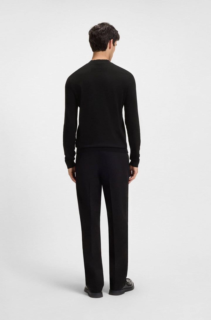 HUGO Sweaters Slim Fit - SAN MARC-CV 50546856- Concorde Fashion#color_black-001