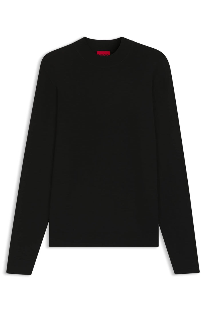 HUGO Sweaters Slim Fit - SAN MARC-CV 50546856- Concorde Fashion#color_black-001