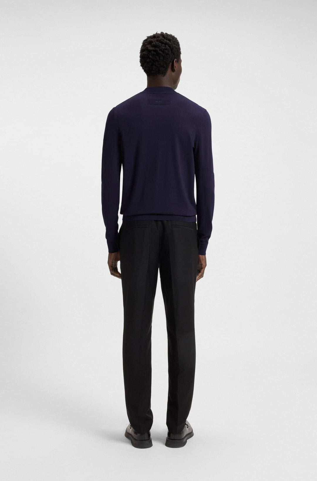 HUGO Sweaters Slim Fit - SAN MARC-CV 50546856- Concorde Fashion#color_navy-418