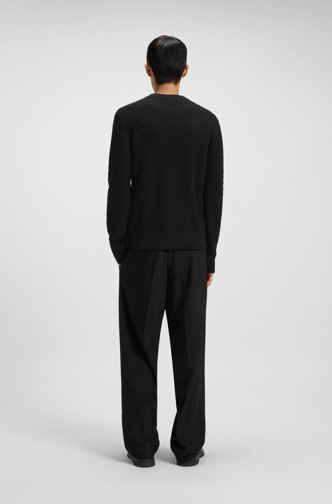 HUGO Sweaters Regular Fit - SYER 50546995- Concorde Fashion#color_black-001