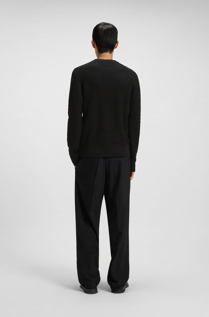 HUGO Sweaters Regular Fit - SYER 50546995- Concorde Fashion#color_black-001