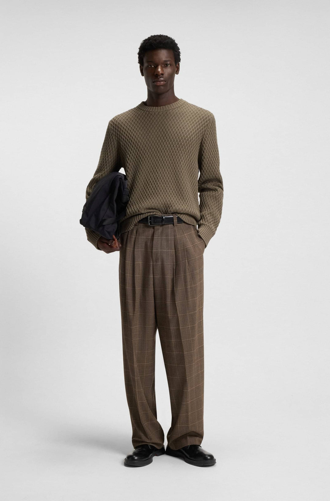 HUGO Sweaters Regular Fit - SYER 50546995- Concorde Fashion#color_grey-032