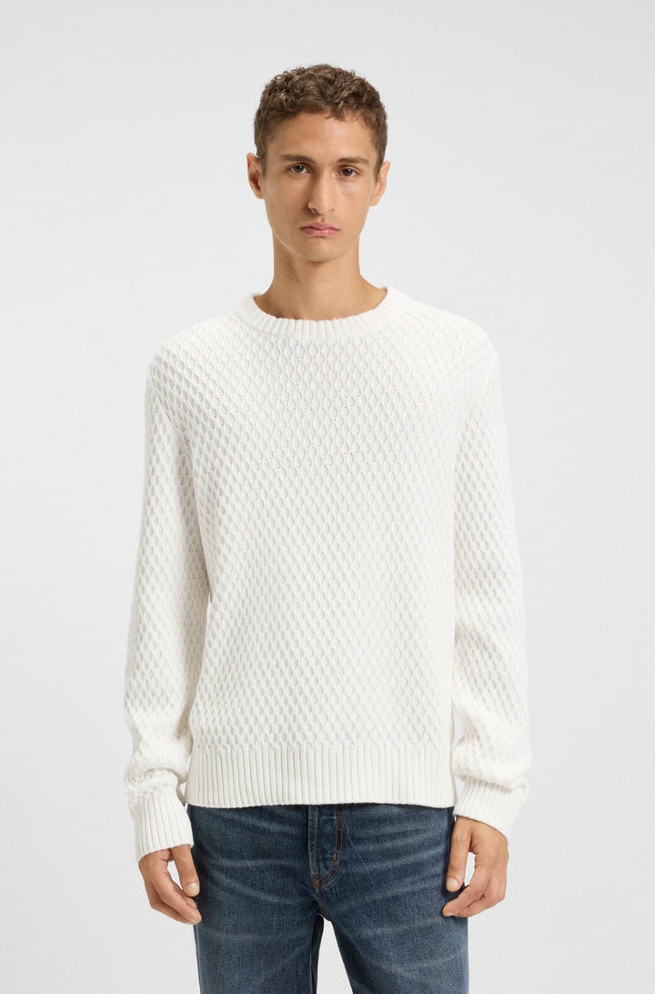 HUGO Sweaters Regular Fit - SYER 50546995- Concorde Fashion#color_white-102