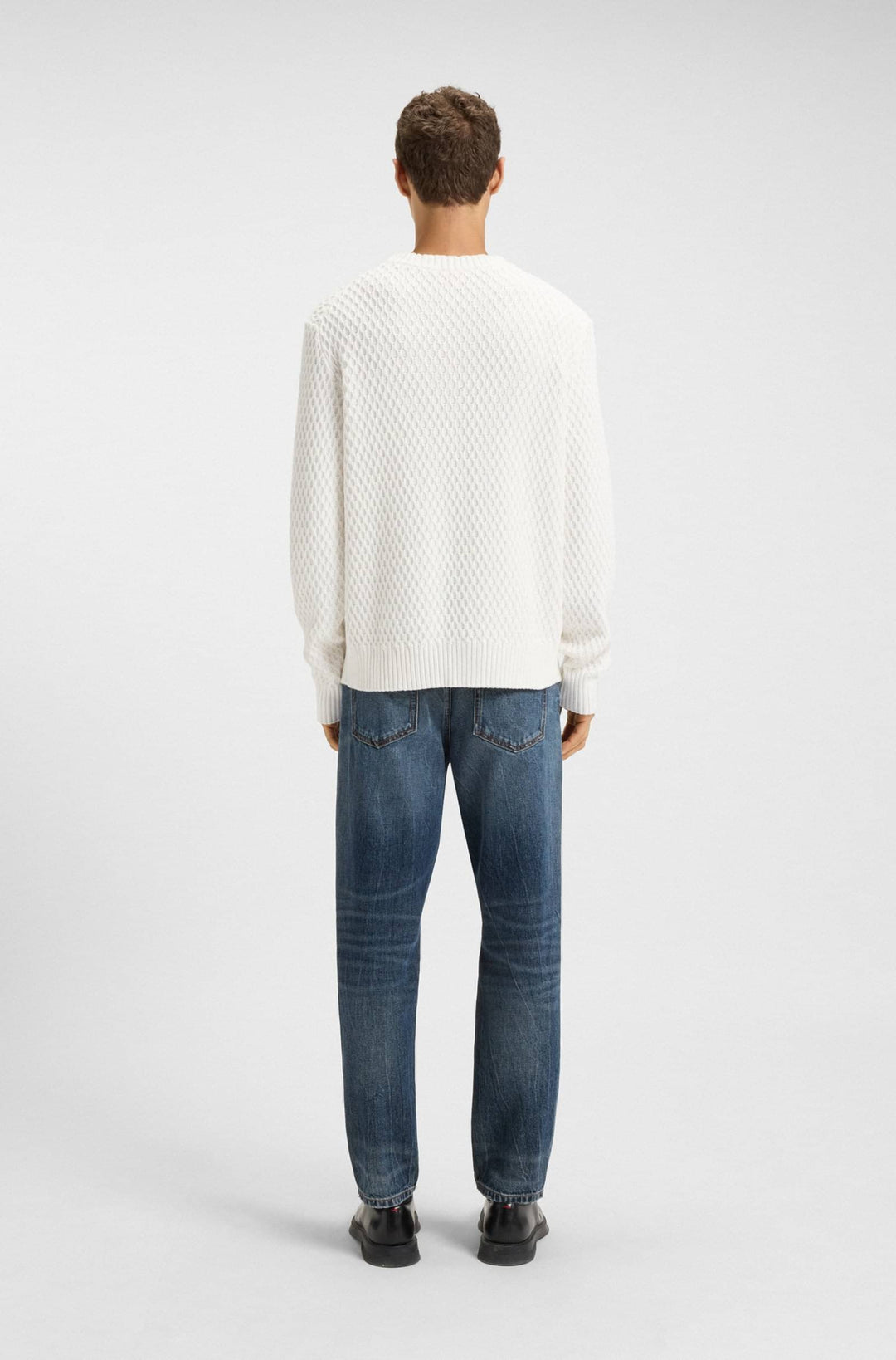 HUGO Sweaters Regular Fit - SYER 50546995- Concorde Fashion#color_white-102